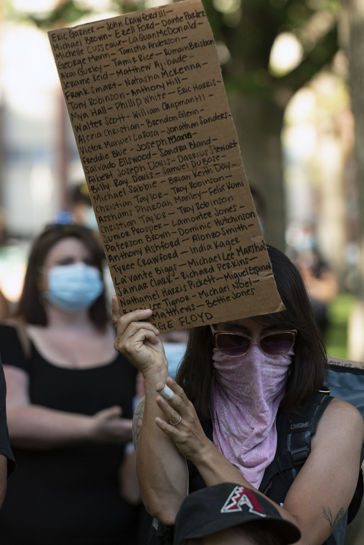A vigil for George Floyd and others